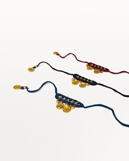 The Coin Stitch Rakhi – Set of 3