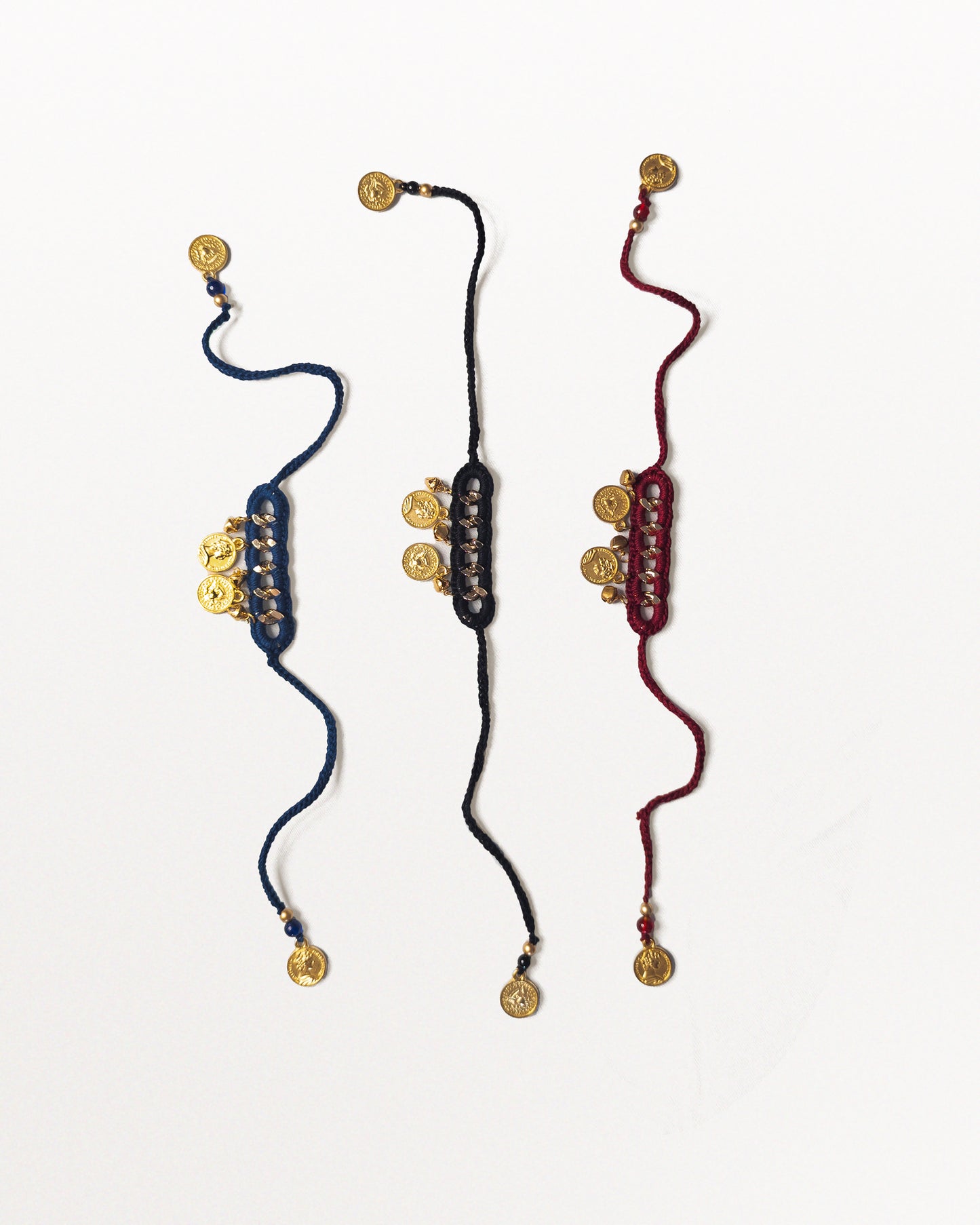 The Coin Stitch Rakhi – Set of 3