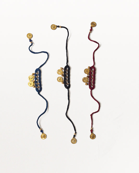 The Coin Stitch Rakhi – Set of 3