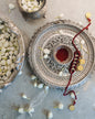 The Coin stitch Rakhi (Maroon)