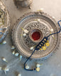 The Coin stitch Rakhi (Navy)