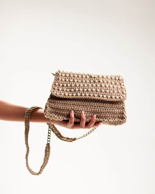Vogue (Beige with Pearls)